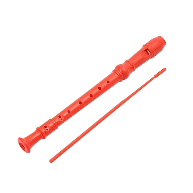 8 Hole Soprano Recorder Instrument High C Tone Flute Soprano Recorder Clarinet with Cleaning Stick Wooden for Beginners G Fingering C Key Recorder Instrument