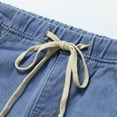 thumbnail image 3 of Vedolay Ladies Pants Mid Waist Stretchy Ripped Stretchy Fashion Jeans Blue,M, 3 of 5
