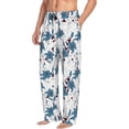 thumbnail image 6 of Honiee Lilies Flowers for men - a sleek fusion of Straight Pajama Pants, versatile Lounge Pants, and cozy Sleepwear, all rolled into one-Large, 6 of 6