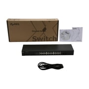 Zyxel 24-Port Gigabit Ethernet Unmanaged Switch with 2 SFP Ports
