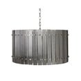 thumbnail image 2 of Sunpan Kore 28.75" 12-light Modern Glass and Iron Chandelier in Smoke Gray, 2 of 2