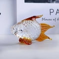 thumbnail image 1 of Glass Fish Shape Table Decor Portable Replacement Vivid Lifelike Colorful Home Computer Desk Ornament Decoration Green, 1 of 7