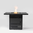 thumbnail image 5 of AJ Enjoy 34" Rectangular Black 50,000 BTU Propane Gas Fire Pit Table & Patio Heater w/ Hideaway Tank Seat, 5 of 11
