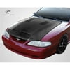 Carbon Creations 112939 1994-1998 Ford Mustang DriTech GT500 Hood, Signature Black - 1 Piece