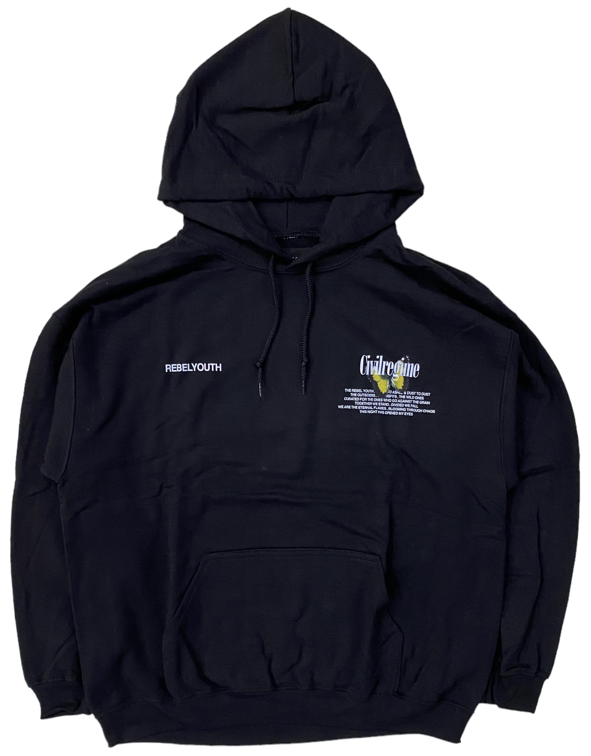 Civil Regime By Darc Sport Men\'s Ultra Bloom Hoodie Sweatshirt (Large,  Black)