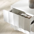 thumbnail image 4 of Safvaieh Couture Wood Mid-Century Wood Nightstand, White, 4 of 12