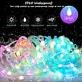 thumbnail image 4 of IC ICLOVER 33ft Fairy Lights, 100 LED String Lights, APP and Remote Control, RGB, Music Sync, 10 Modes Outdoor Indoor Decorative Lights for Garden Wedding Party Home Christmas, 4 of 11