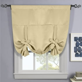 Blackout Balloon Curtain For Small Window 35 63 Red Walmart Com