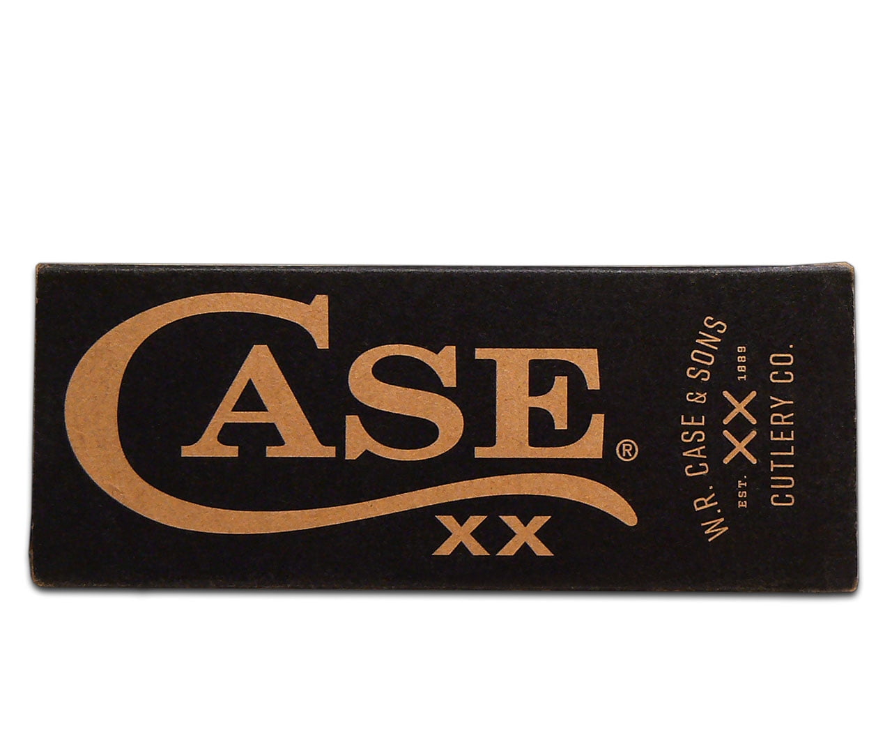 Case XX Knives Case XX Smooth Green and Black Natural Canvas Micarta Mini Trapper Folding Knife
