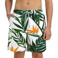 thumbnail image 6 of ITSAME Boys Beach Shorts, with Compression Liner Quick-Dry Elastic Waist Kids Fashion Swim Trunks Green Size 5, 6 of 9