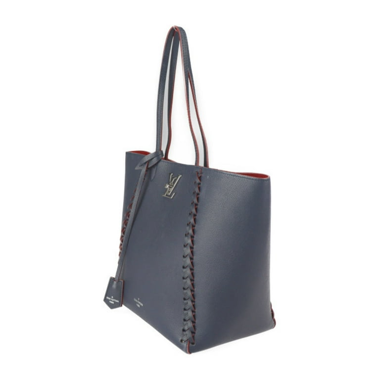 Louis Vuitton Lockme Go Leather Shoulder Tote Bag