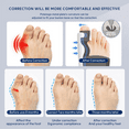 Kunstm Bunion Corrector for Women and Men, Premium Orthopedic Big Toe