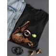 thumbnail image 3 of Cute Sloth T-Shirt Women -SPIdeals Designs, Female 5X-Large, 3 of 4