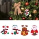 thumbnail image 4 of Juego de 8 muñecos de nieve navideños Yashi de fieltro para hacer tu mismo, 4 of 5
