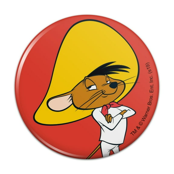 Looney Tunes Speedy Gonzales Kitchen Refrigerator Locker Button Magnet