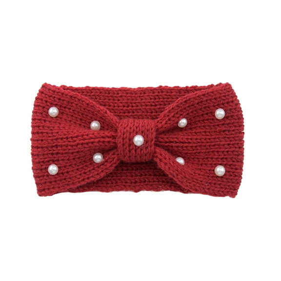 CTIRCHIU 1Pc Crochet Scarf Headband Woolen Bowknot Outdoor Use for Women Climbing