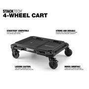 ToughBuilt 4-Wheel Cart, Dolly for StackTech Tool Boxes & Organizers