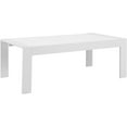 thumbnail image 3 of Heynemo Outdoor PatioAluminum Furniture Coffee Table All-Weather Outdoor Metal Coffee Table Modern Rectangle Coffee Table for Balcony Garden, Light Grey, 3 of 12