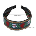 thumbnail image 4 of 1 Pc Diadema Clásica de Bordado Bohemio para Mujeres y Niñas de 1.97" de Ancho en Azul Marino, 4 of 6