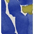 thumbnail image 2 of Simply Daisy's Sunset Tulip 18x14 inch Blue Floral Print Placemat (Set of Four), 2 of 2