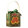 thumbnail image 2 of Christmas Treat Boxes,Candy Apple Boxes,Colorful Pattern Bakery Box with Window for Xmas Holiday Birthday Party Pastries,Cupcakes,Brownies,Donuts Gift-Giving(Bell), 2 of 9