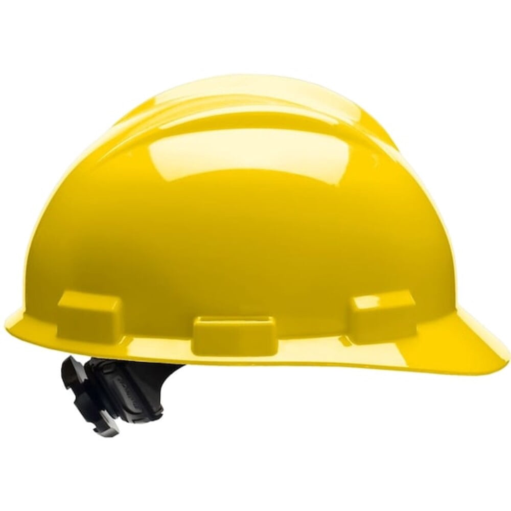 Hard Hat, S61, Polyethylene, 4 Point Ratchet, Type 1, Class E, Yellow 61YLR