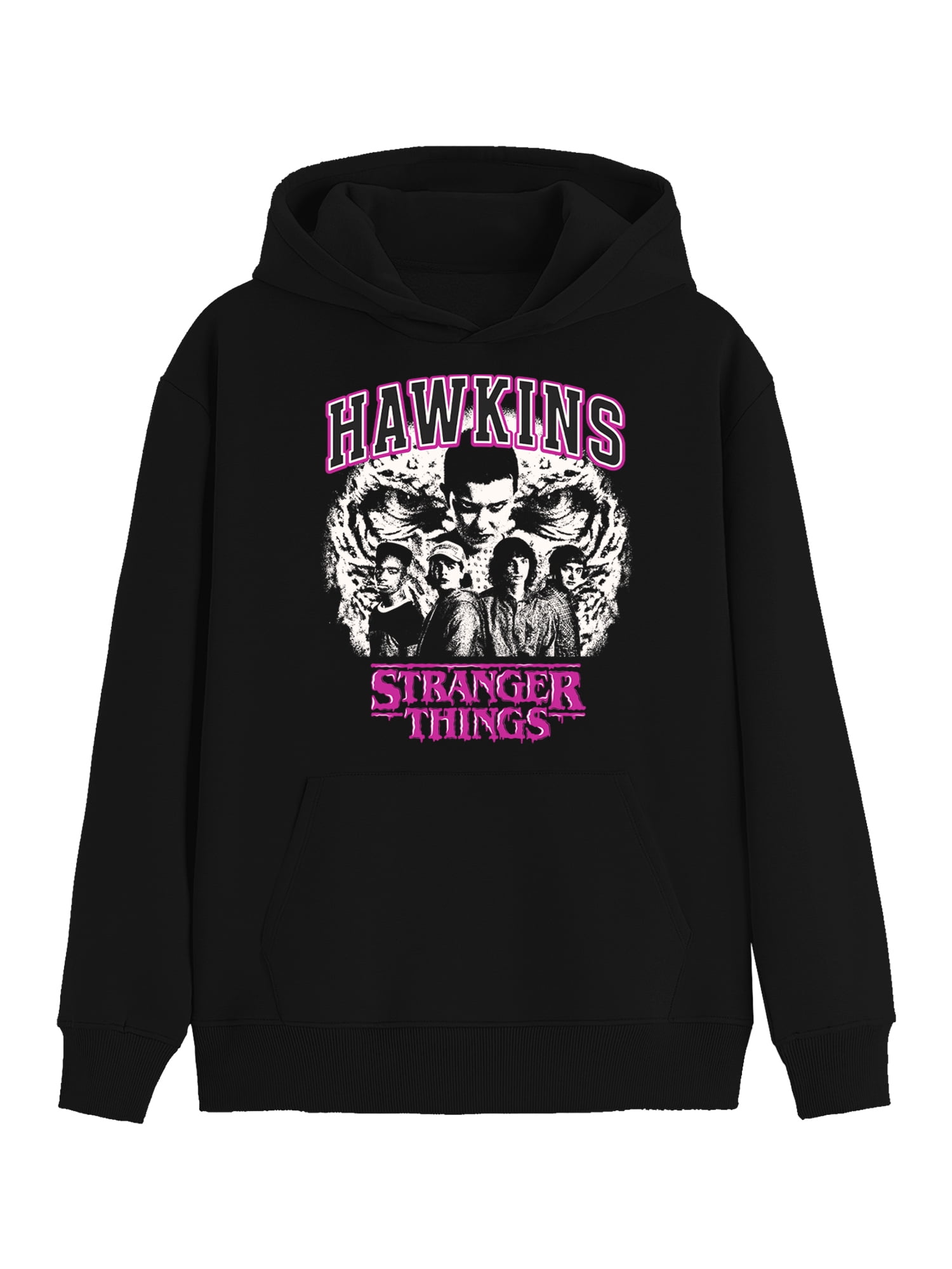 Netflix Stranger Things, Men's & Big Men's Graphic Hoodie, Hawkins City, Sizes XS-3XL