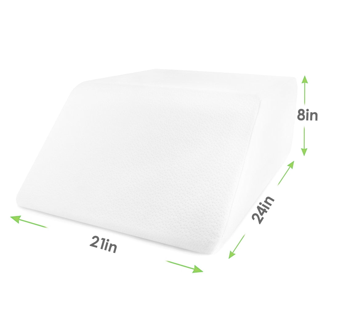 Home Sweet Home Leg Rest Wedge Pillow with Memory Foam Top