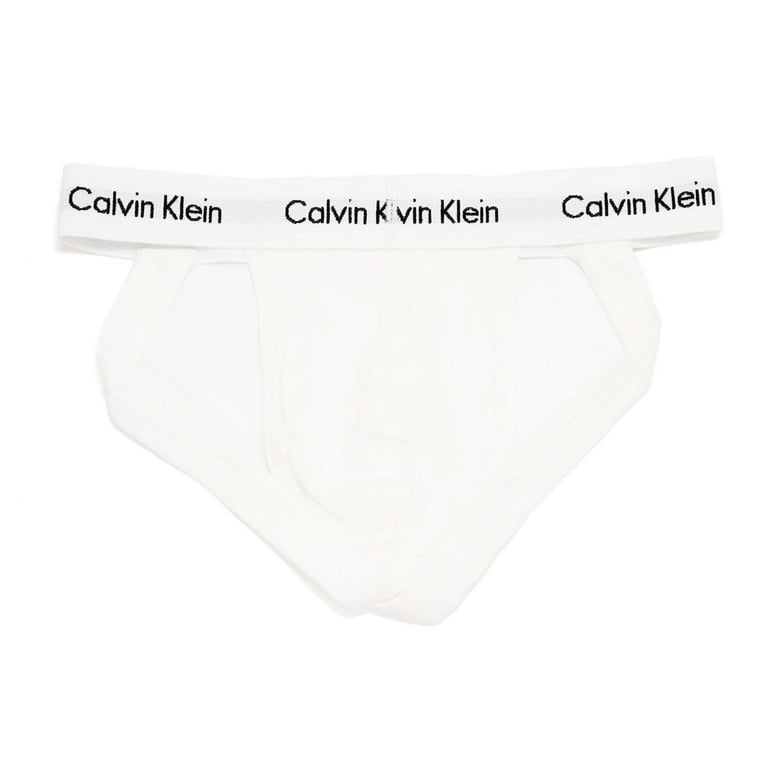 Calvin Klein Men's Cotton Stretch 3-Pack Jock Strap Underwear, White \  Black,M - US 