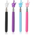 thumbnail image 1 of 4pcs Telescopic Teachers Pointer, Mini Hand Pointers Finger Pointer Stick Finger Pointer For School Kindergarten Teacher, 1 of 5