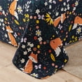 thumbnail image 5 of Smuge Quilt Set Blue Chrysanthemum Fox -Bedspread Coverlet Set 3-Piece Soft Reversible Includes: 1 Quilt, 2Pillowcases, 5 of 10