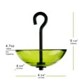 thumbnail image 3 of Mosaic Birds M386-200-01 Single Hanging Poppy Feeder, Lime, 3 of 3