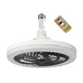 thumbnail image 1 of Ceiling Fan With Light Universal Joint Lamp Holder Closed Thin Hidden Design for Home Summer and, 1 of 3