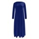 thumbnail image 5 of Vestidos Para Mujer Vestidos de Otoño Color Sólido Suelto Manga Larga Vestido Largo Cuello Redondo Asimétrico Swing Capas Playa Vestido Largo Odeerbi ODB132439, 5 of 6