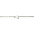 thumbnail image 3 of 925 Sterling Silver 1.35mm 8 Sided Diamond-cut Box Chain With 4in ext.; 22 inch; for Adults and Teens; for Women and Men, 3 of 4
