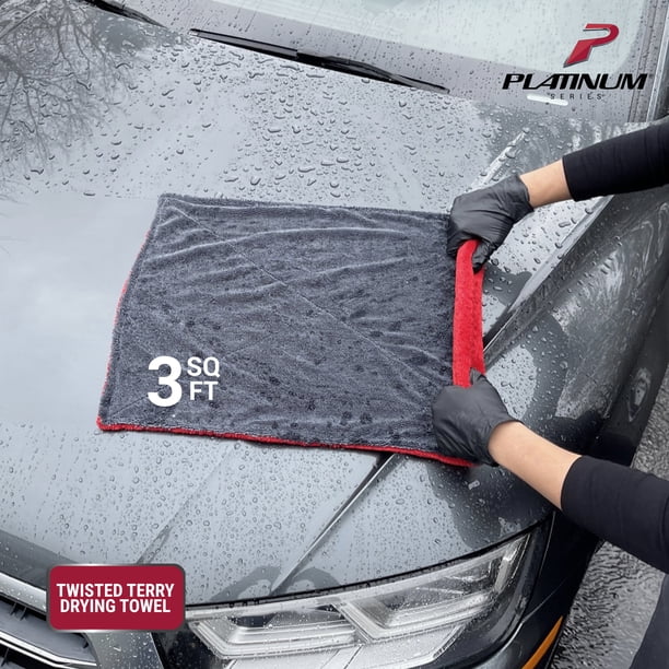 Platinum Series Complete Microfiber Car Wash Kit, 7 Piece