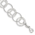 thumbnail image 1 of 925 Sterling Silver Circle Link Bracelet Fancy, 1 of 6