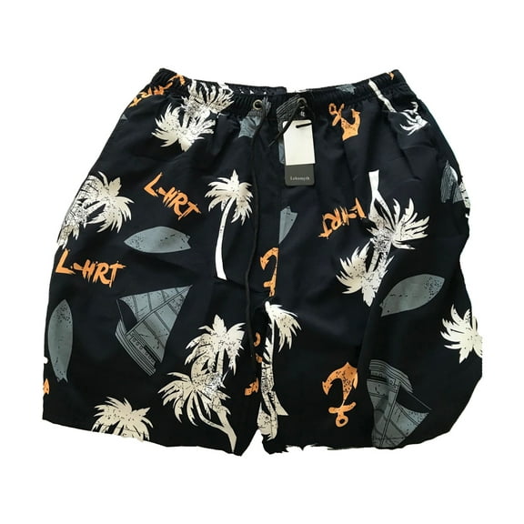 Lekomyth Board shorts, Mens Swim Trunks Quick Dry Swim Shorts with Mesh Lining Funny Beach Shorts