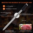 thumbnail image 3 of Buy 2 get 10% off Wireless Smart Meat With Bluetooth | Long Range | Measures Internal & Ambient Temp | For BBQ, Oven, Grill, Kitchen, Smoker,, 3 of 4