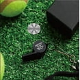 thumbnail image 4 of Silbatos deportivos con cordón de acero inoxidable. Sonido fuerte y nítido. Regalos para árbitros y profesores. Personas increíbles que se convierten en entrenadores increíbles (negro)., 4 of 7