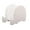 White, variant on Elephant Shaped Wooden Multi-Functional Pen Holder Storage Box for Makeup Brushes Pens Pencils Home Office Desk Organizer Cute Decorative Stationery/Makeup Tool Storage Case, White, 1pc
