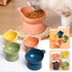 thumbnail image 3 of Cute Bear Raised Cat Food Bowl Elevated Food and Water Bowl Anti-Spill Pet Food Dispenser for Cat Dog Feeding, 3 of 4