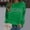Green, variant on New Women's Printed Round Neck Pullover Street Long Sleeve Pullover Hoodie Light Zip Hoodie Women Juniors Fall Clothes Juniors Sweatshirts Pullover Crop Sweatshirts Women Full Hoodie 2 Peaces Set