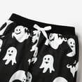 thumbnail image 6 of PatPat Halloween 2pcs Toddler Boys Sweatshirts Ghost Graphic Long Sleeves Hoodies & Pants Outfits Set, Black, 2 Years, 6 of 6