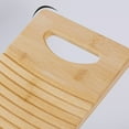 thumbnail image 4 of Traditional Wooden Washboard - Durable Bamboo Laundry Board for Hand Washing Clothes, Rustic Washing Tool for Homesteading, Off-Grid & Emergency Use, 4 of 4