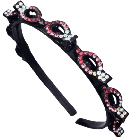 RAGUPEL Headbands for Women,Built-In Secure Teeth Head Bands for Women's Hair,Dazzling Rhinestone Details Womens Headbands for a Chic Look,Style8