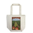 thumbnail image 1 of Georgia, Peach Orchard Scene (100% Cotton Canvas Reusable Tote Bag), 1 of 3