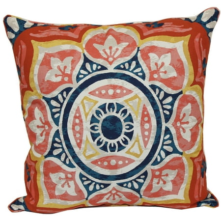 Better Homes and Gardens Medallion Outdoor Toss Pillow - Walmart.com