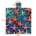 thumbnail image 2 of Starfish Canvas Picnic Mat - Waterproof Outdoor Blanket - Large Portable Mats with Travel Bag for Picnics and Family Gatherings - Foldable, Easy to Clean, and Durable Design, 2 of 6