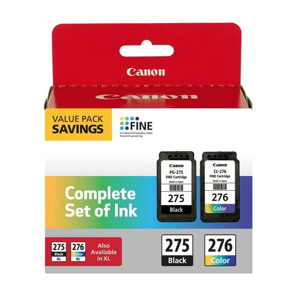 Canon PG-275/CL-276 Ink Cartridge Black and Color Multi Pack